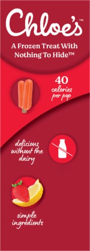 Chloe's™ Spiderman Strawberry and Lemon Ice Pops Perspective: left