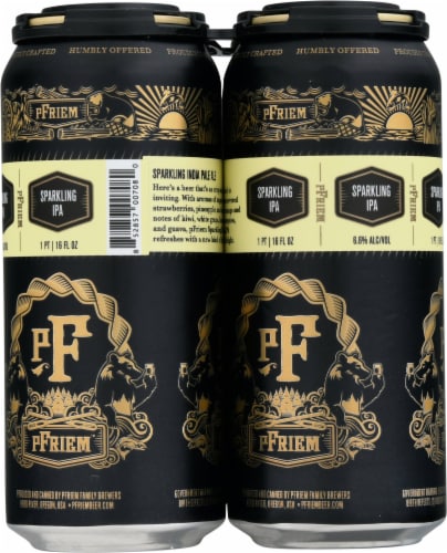 pFriem™ Sparkling IPA Beer Perspective: left