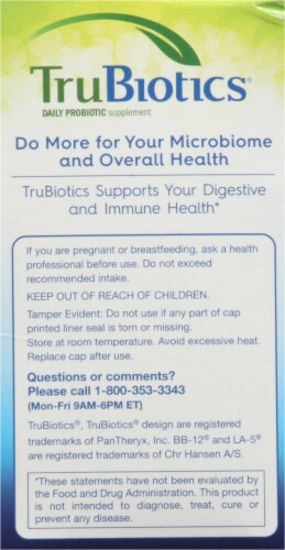 TruBiotics® Probiotic Capsules Perspective: left