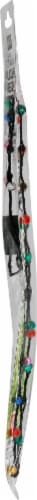 Magic Seasons Holiday Mini Bulbs Flashing Necklace Perspective: left