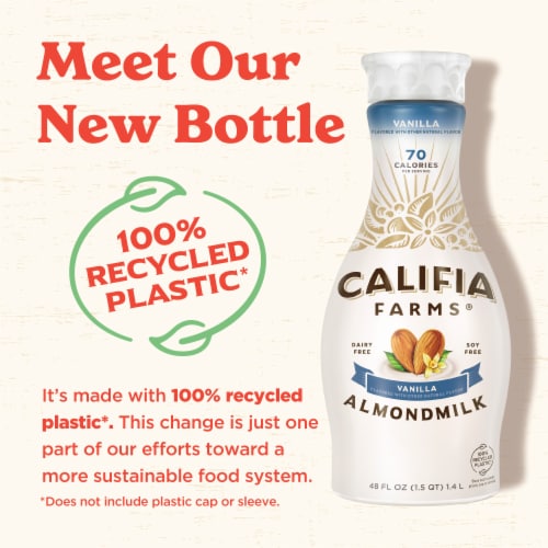 Califia Farms® Vanilla Pure Almondmilk Perspective: left