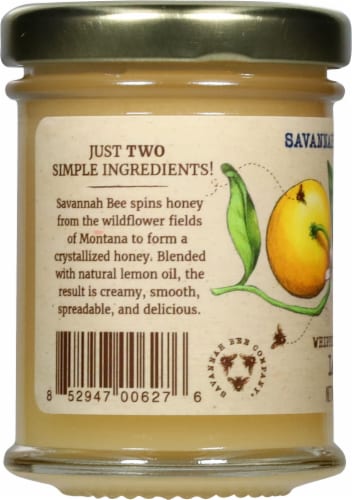 Savannah Bee Company Whipped Honey with Lemon Perspective: left