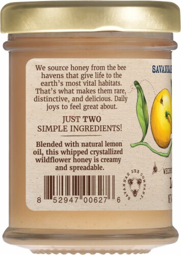 Savannah Bee Company Whipped Honey with Lemon Perspective: left