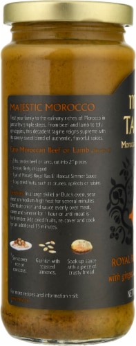 Mina Tagine Moroccan Lamb or Beef Cooking Sauce Perspective: left