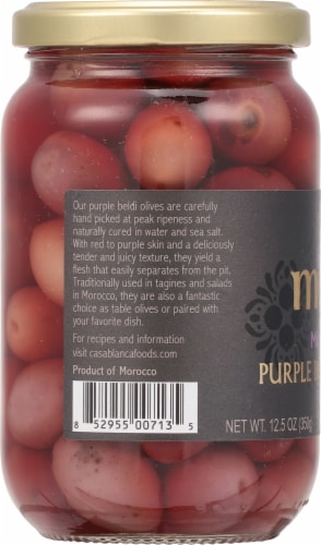 Mina Moroccan Purple Beldi Olives Perspective: left