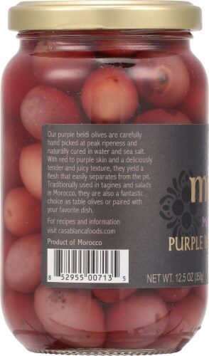Mina Moroccan Purple Beldi Olives Perspective: left