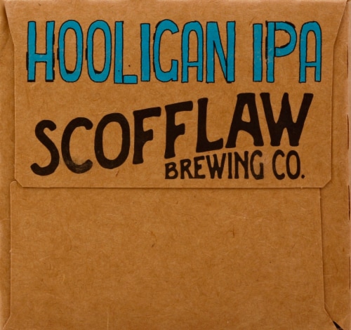 Scofflaw Hooligan IPA Beer Perspective: left