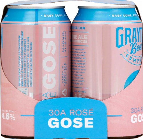Grayton Beer Company Rose Gose Perspective: left