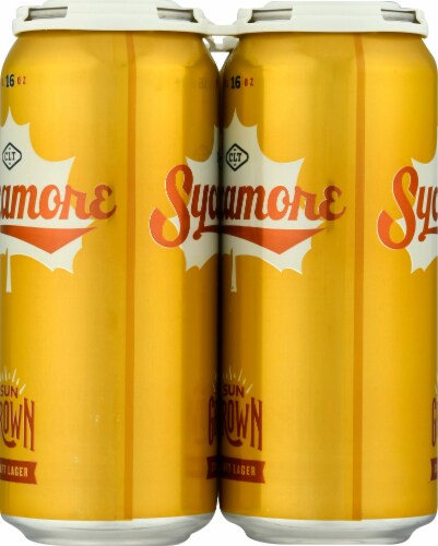 Sycamore Sun Grown Craft Lager Beer Perspective: left