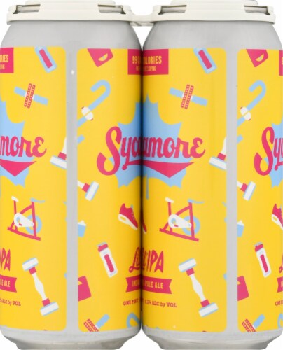 Sycamore Lil' IPA India Pale Ale Beer Perspective: left