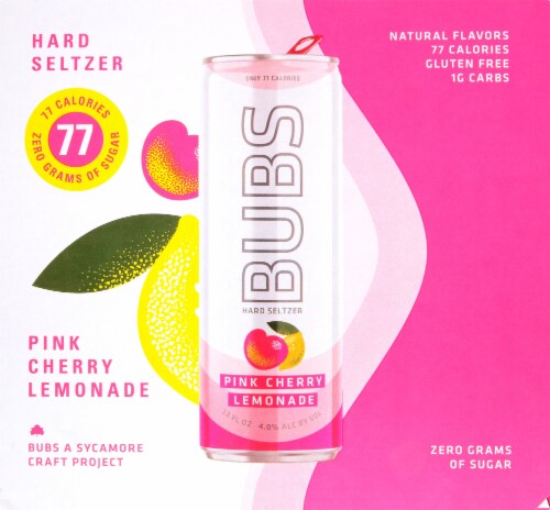 Sycamore Bubs Pink Cherry Hard Lemonade Perspective: left