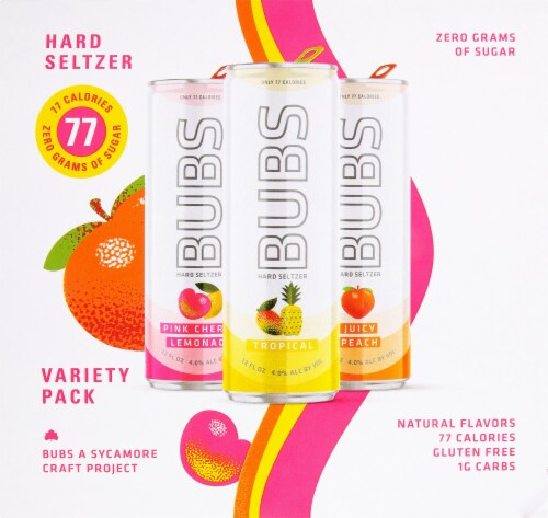 Sycamore Seltzer Hard Seltzer Variety Pack Perspective: left