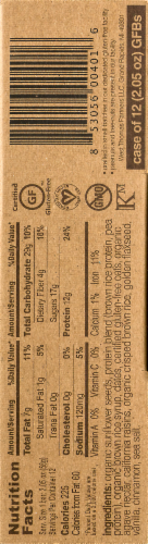 the GFB™ Oatmeal Raisin Gluten Free Bar Perspective: left
