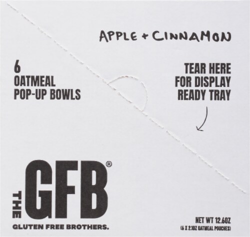 The Gluten Free Bar Breakfast Apple Cinnamon Oatmeal Perspective: left