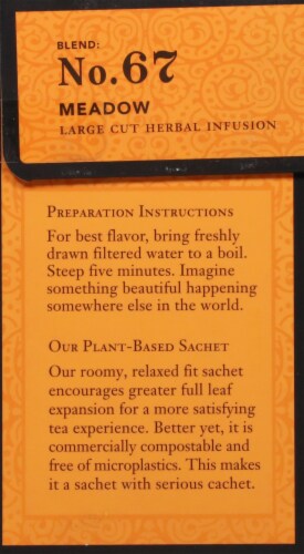 Steven Smith Teamaker Meadow Herbal Tea Sachets Perspective: left