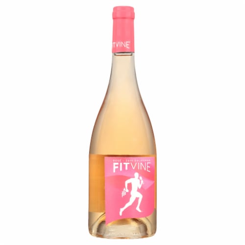 Fitvine Rose Low Calorie Wine Perspective: left