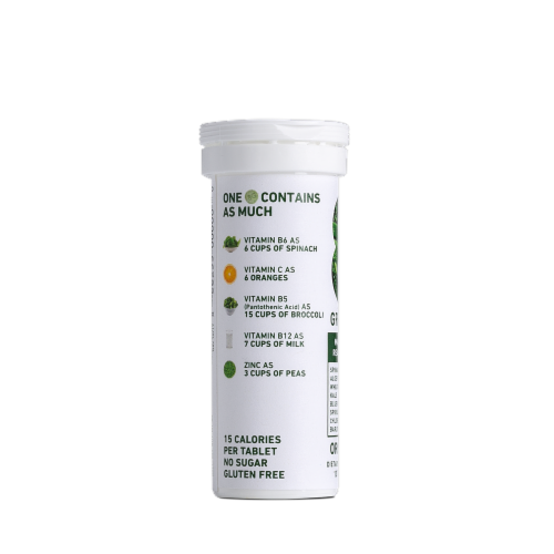 8Greens Effervescent Supplement Tablets Perspective: left