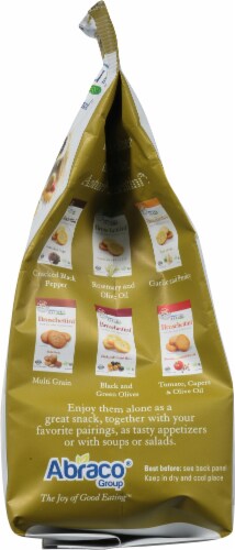 Asturi™ Bruschettini Classico Virgin Olive Oil Toast Perspective: left