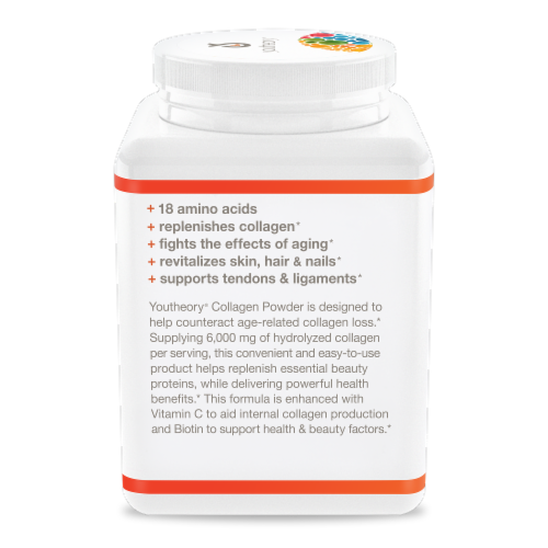 Youtheory® Vanilla Collagen Powder Perspective: left