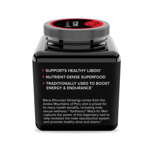 Youtheory®  Mens Maca Capsules Perspective: left