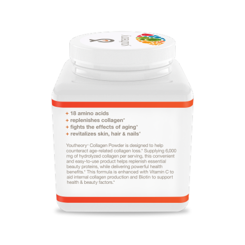 Youtheory® Vanilla Collagen Powder Perspective: left