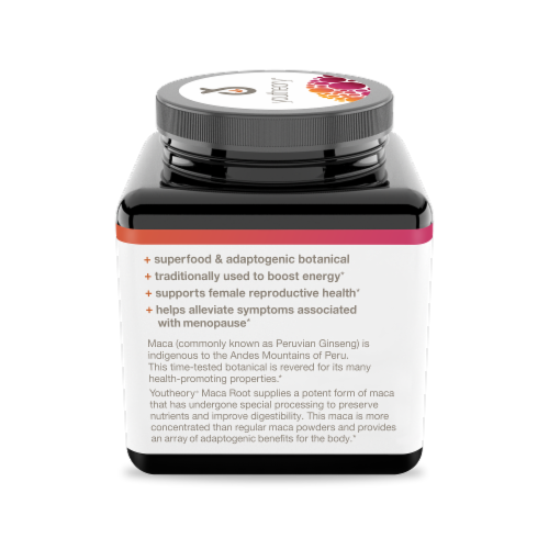 Youtheory® Women's Maca Root Vegetarian Capsules Perspective: left