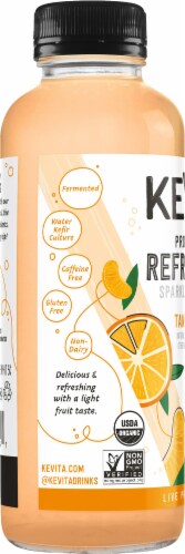 Kevita® Sparkling Probiotic Drink Tangerine Perspective: left