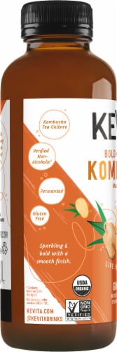Kevita Kombucha Drink Master Brew Ginger Perspective: left