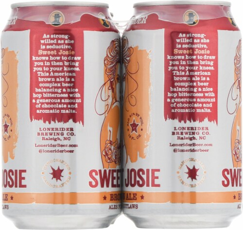 Lonerider Sweet Josie Brown Ale Perspective: left