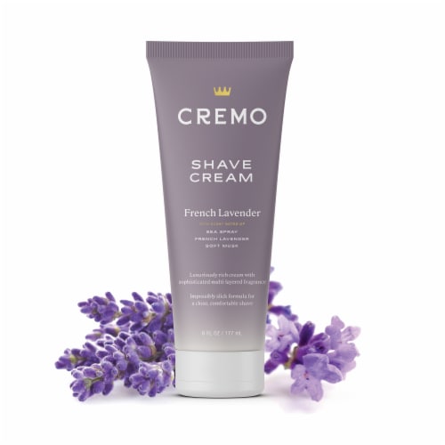 Cremo Shave Cream for Women Luxuriously Rich Moisturizing Cream French Lavender Scent Perspective: left