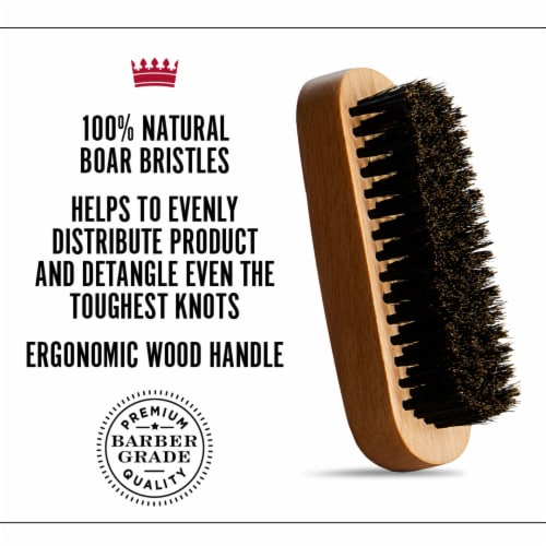 Cremo All Natural Beard Brush Perspective: left