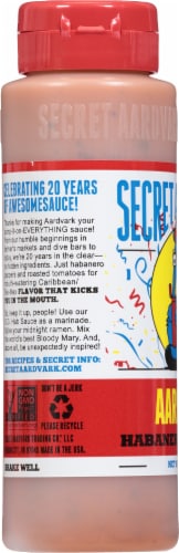 Secret Aardvark™ Habanero Hot Sauce Perspective: left
