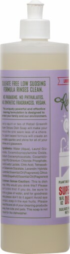 Rebel Green Super Deluxe Lavender Grapefruit Dish Soap Perspective: left