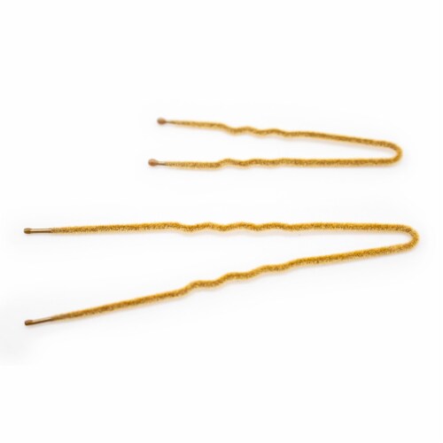 No-Slip Frenchies Black Velvet Hairpins - 20 Pins Perspective: left