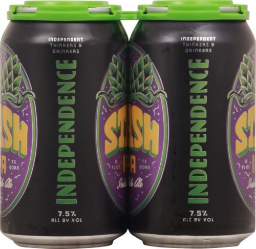 Independence Brewing Stash IPA Perspective: left