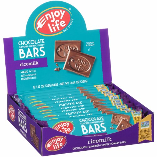 Enjoy Life™ Ricemilk Chocolate Candy Bar Perspective: left