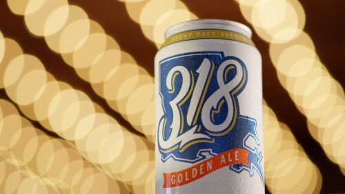 Great Raft Brewing 318 Golden Ale Perspective: left