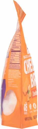 Brazi Bites® Cheddar & Parmesan Brazilian Frozen Bread Perspective: left
