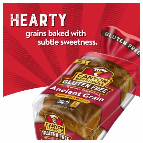 Canyon Bakehouse Gluten Free Ancient Grain 100% Whole Grain Bread Perspective: left
