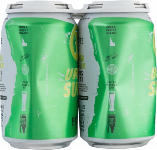 Payette Brewing Co. Urban Surfer Citrus Wheat Beer Perspective: left