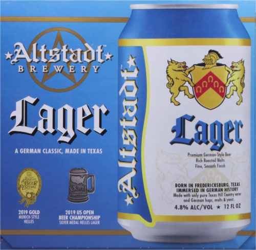 Altstadt Brewery™ Lager Beer Perspective: left