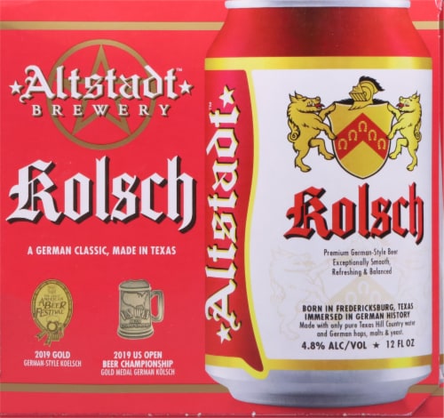Altstadt Brewery Kolsch German-Style Beer Perspective: left