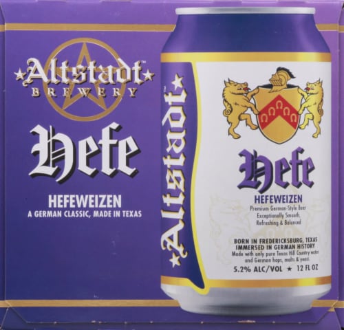 Altstadt Brewery Hefe German Style Beer Perspective: left