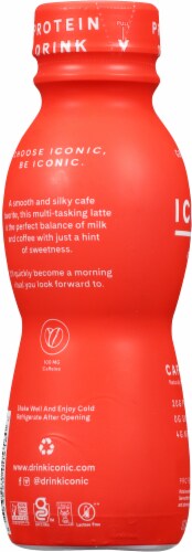 Iconic® Cafe Au Lait Protein Coffee Drink Perspective: left