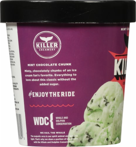 Killer Creamery Sugar Free Mint Chip Ice Cream Perspective: left