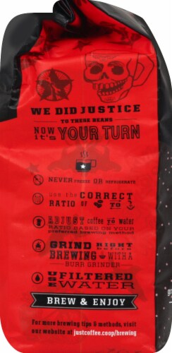 Just Coffee Co-op Bike Fuel Medium Roast Organic Coffee Perspective: left