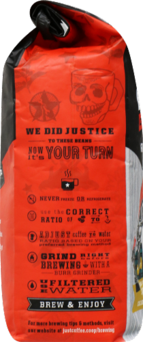 Just Coffee Co-op Reanimator Dark Roast Organic Coffee Perspective: left