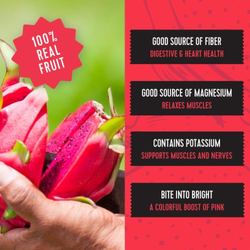 Pitaya Foods® Organic Dragon Fruit Smoothie Packs Perspective: left