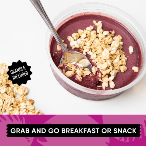 Pitaya Foods® Organic Acai Energy Smoothie Bowl Perspective: left