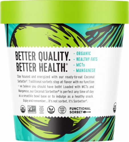 Pitaya Foods® Organic Coconut Sorbetter® Perspective: left